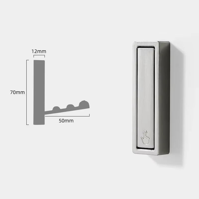 Stylish and Versatile Folding Wall Hook - Perfect for Towel, Coat, and Home Decor Organization in Kitchen and Bathroom