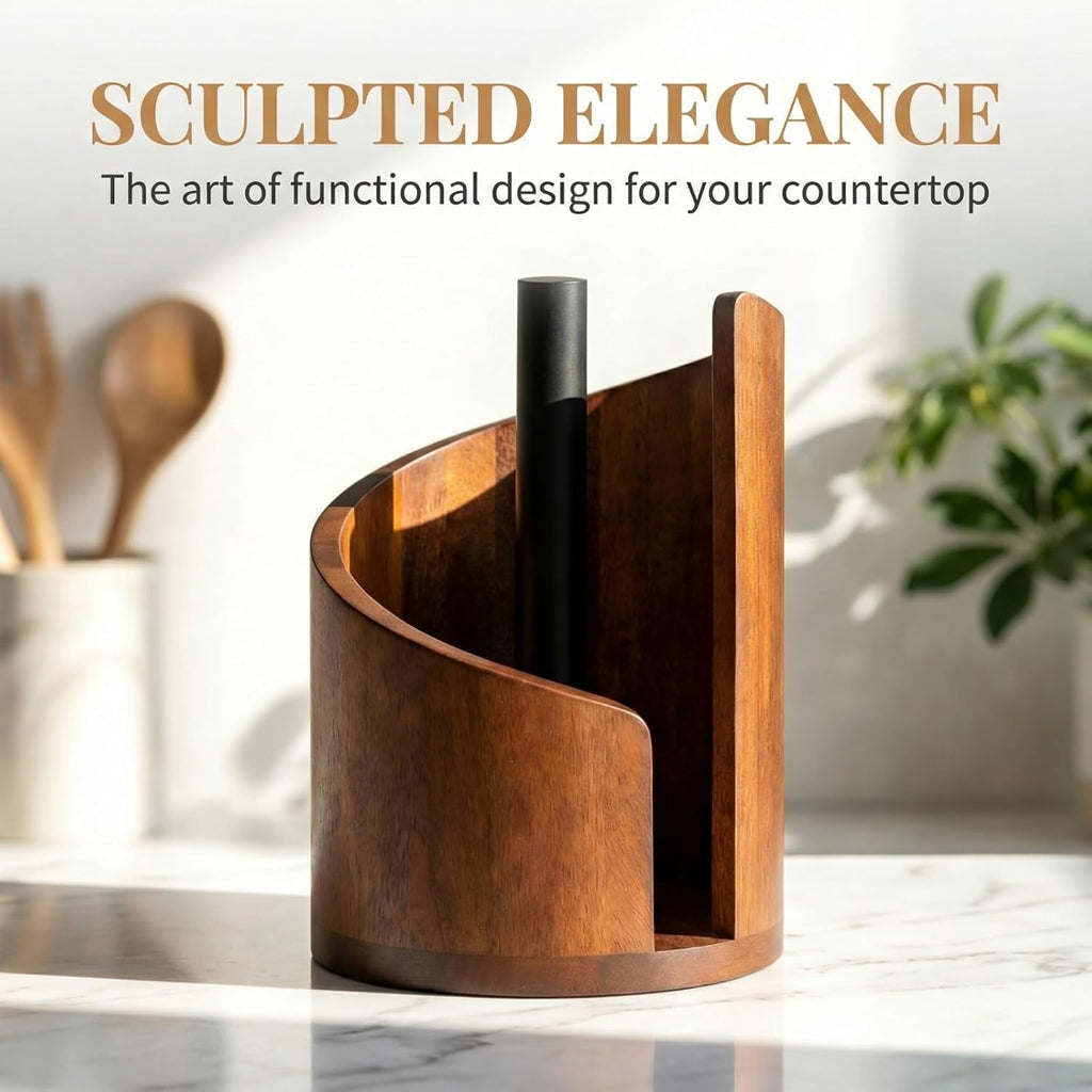 Elevate Your Space with the Yamagata Mango Wood Tissue Holder – Sturdy, Stylish, and Perfect for Any Room