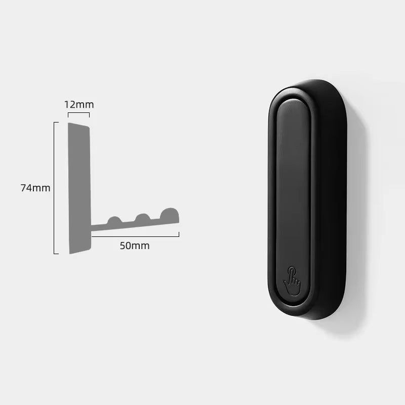 Stylish and Versatile Folding Wall Hook - Perfect for Towel, Coat, and Home Decor Organization in Kitchen and Bathroom