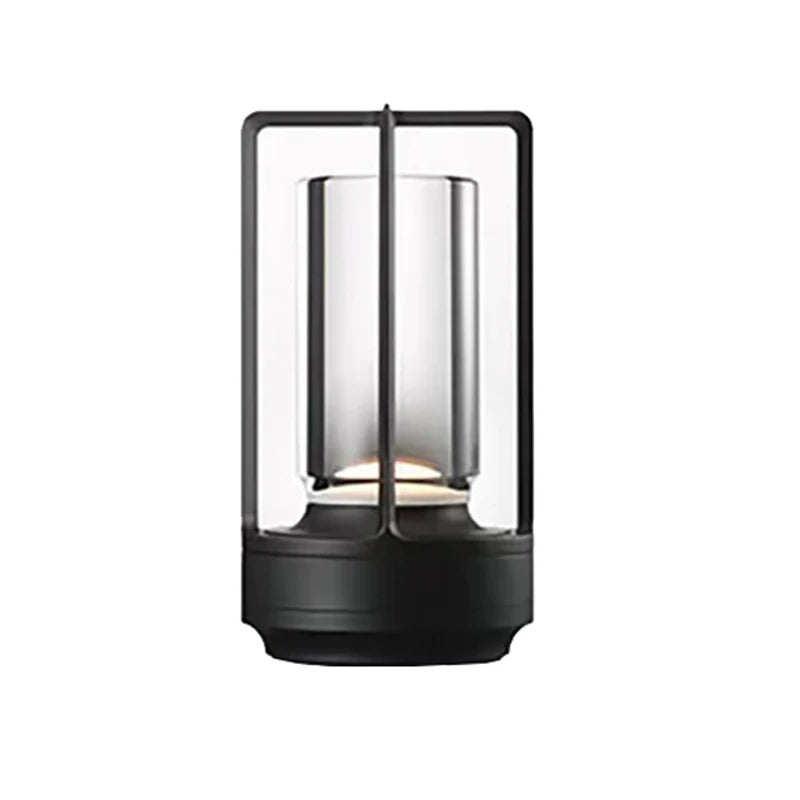 Elegant Aluminum Alloy Crystal LED Touch Table Lamp - Perfect for Restaurants, Camping, and Home Decor