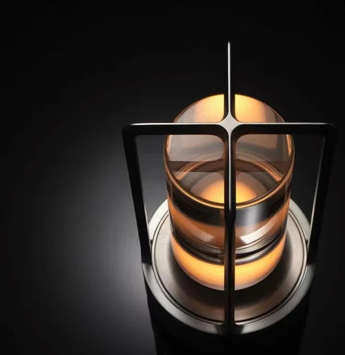 Elegant Aluminum Alloy Crystal LED Touch Table Lamp - Perfect for Restaurants, Camping, and Home Decor