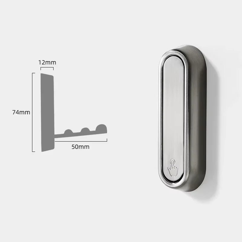 Stylish and Versatile Folding Wall Hook - Perfect for Towel, Coat, and Home Decor Organization in Kitchen and Bathroom