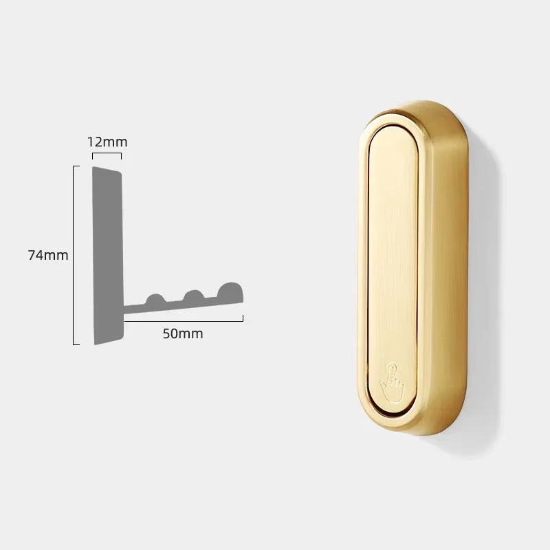 Stylish and Versatile Folding Wall Hook - Perfect for Towel, Coat, and Home Decor Organization in Kitchen and Bathroom